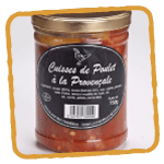 Cuisse de poulet à la provençale de la Belvindière - bocal