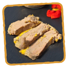 Le foie gras de canard cuit de la Belvindière