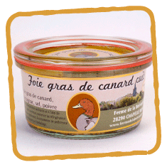 Le foie gras de canard mi-cuit de la Belvindière - bocal