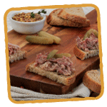 Les rillettes de canard de la Belvindière